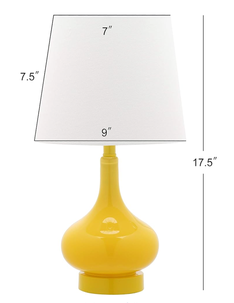 Yellow gourd table lamp 💛