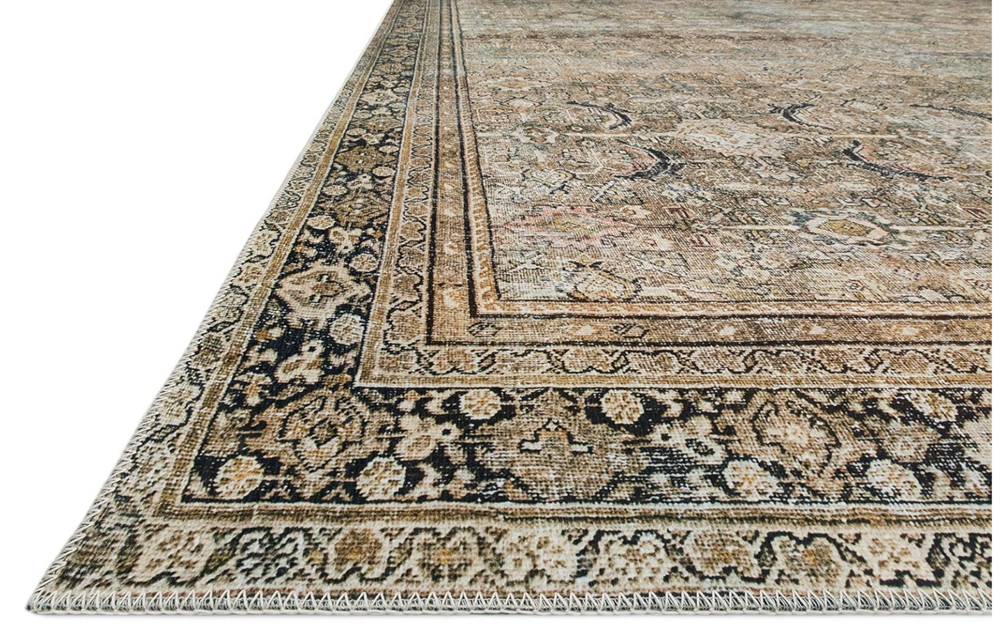 Loloi Olive/Charcoal 9x12 vintage-inspired rug 🫒