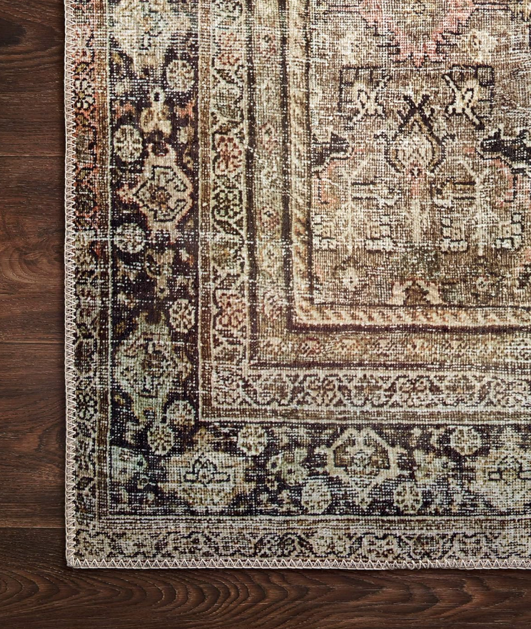 Loloi Olive/Charcoal 9x12 vintage-inspired rug 🫒