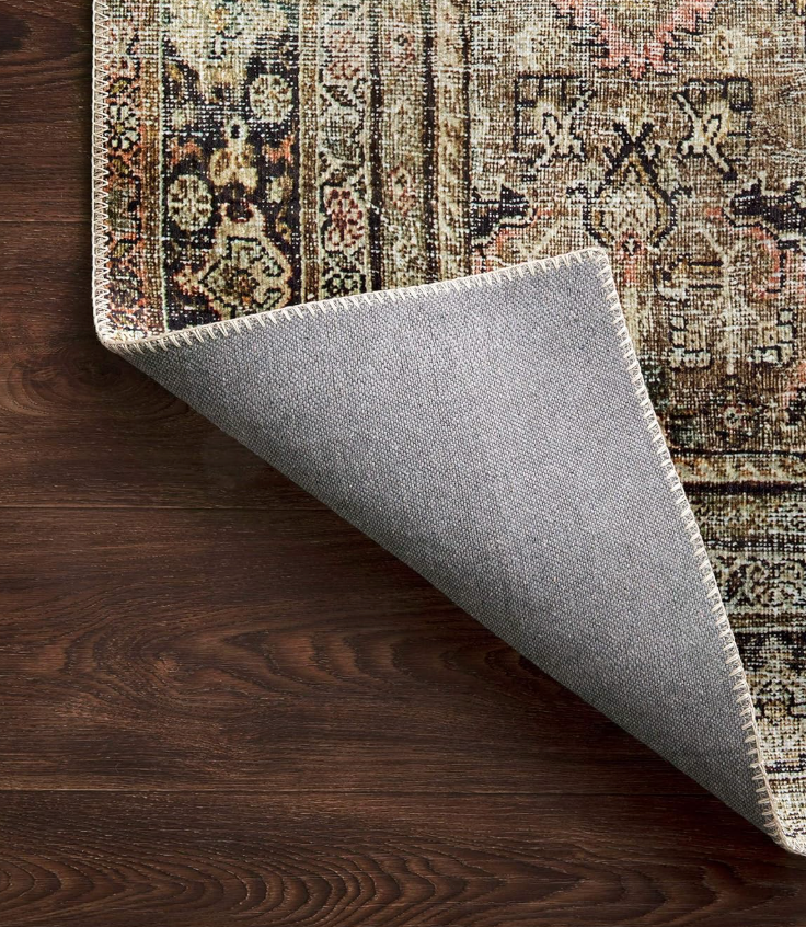 Loloi Olive/Charcoal 9x12 vintage-inspired rug 🫒