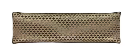 Bronze polyester geometric bolster throw pillow 🤎
