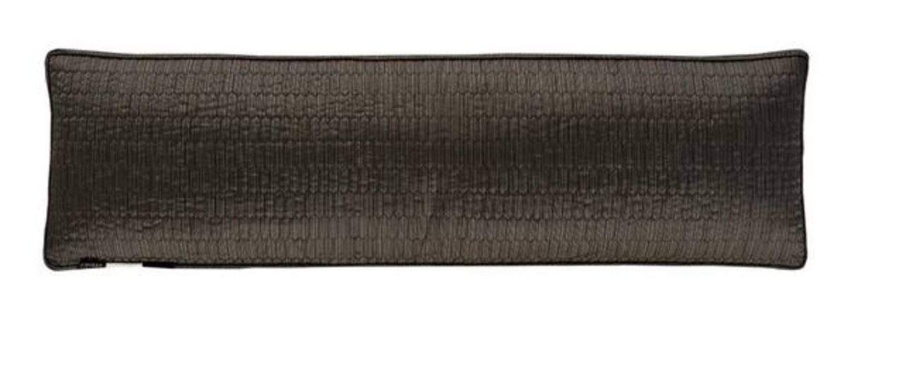 Bronze polyester geometric bolster throw pillow 🤎