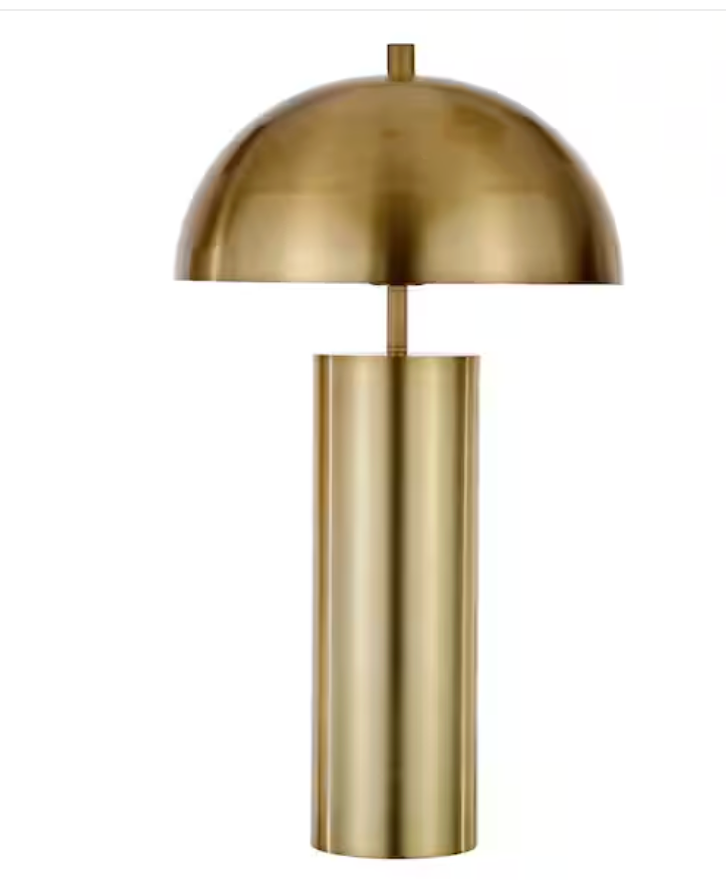 27" modern brass table lamp ⚜️