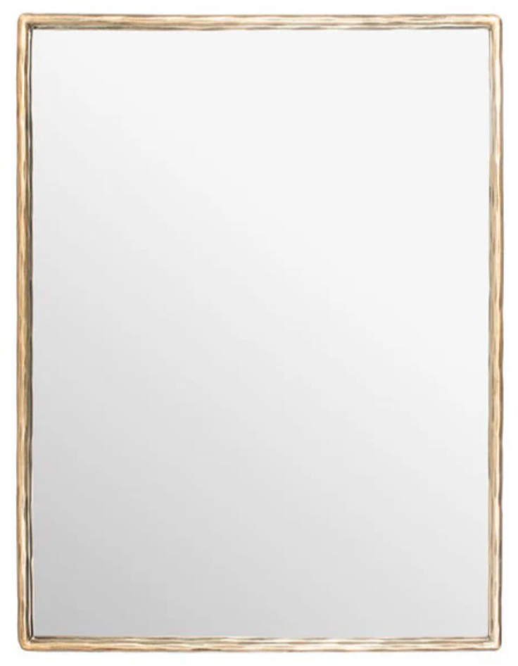 30x40 couture brass rectangular mirror  ✨