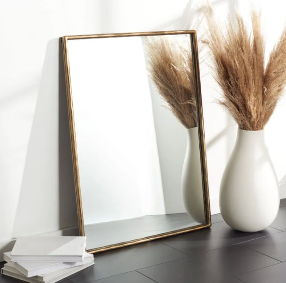 30x40 couture brass rectangular mirror  ✨