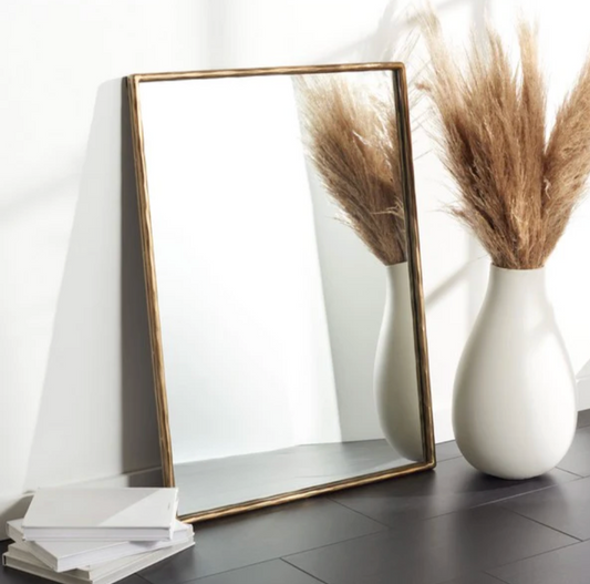 30x40 couture brass rectangular mirror  ✨