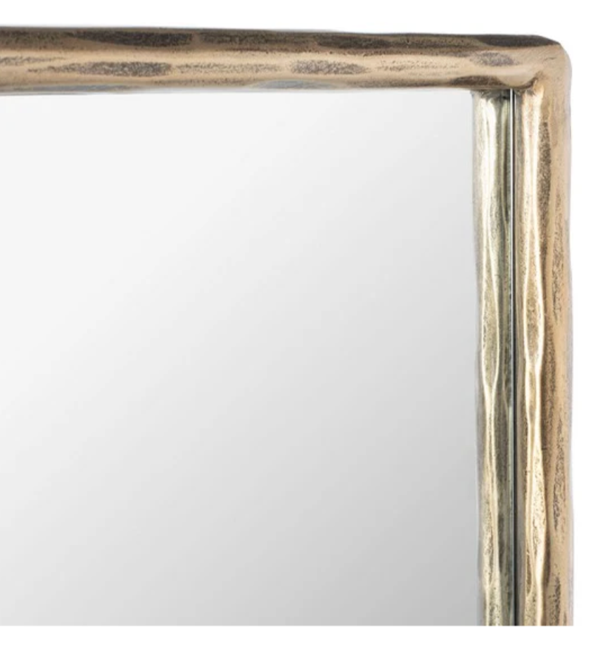 30x40 couture brass rectangular mirror  ✨
