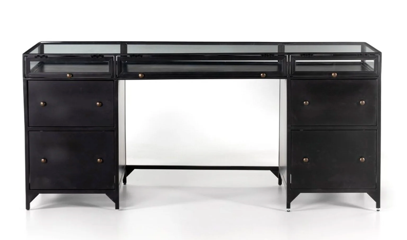 Four Hands shadow box executive desk ☕