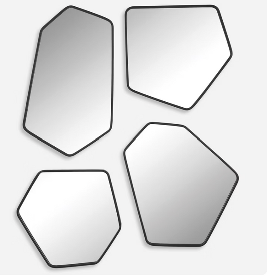 Uttermost Scandinavian black mirrors, Set of 4 🌹