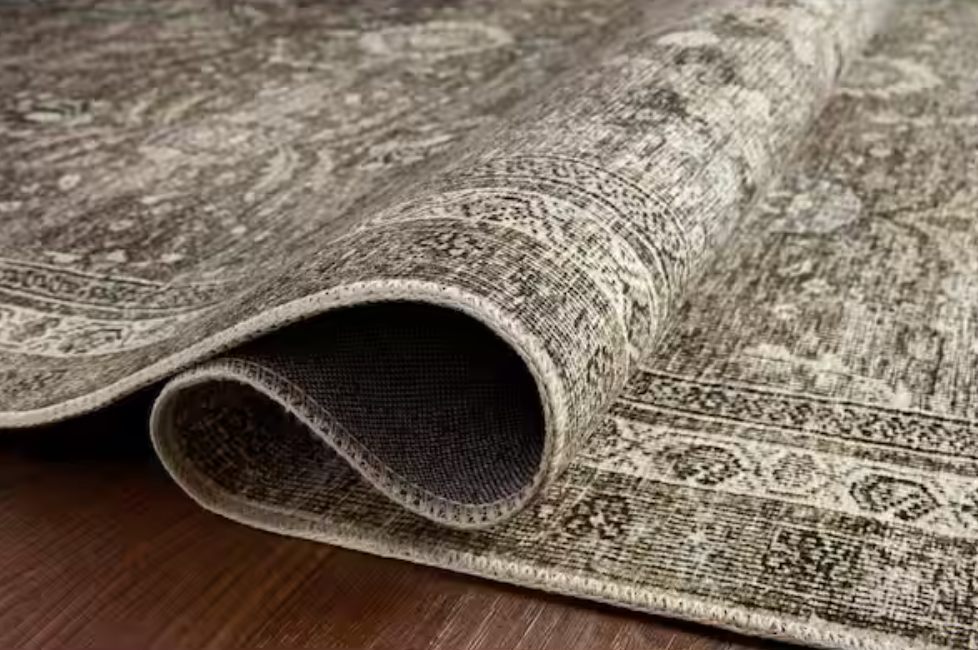 8x10 Loloi printed antique / moss oriental rug 🏯
