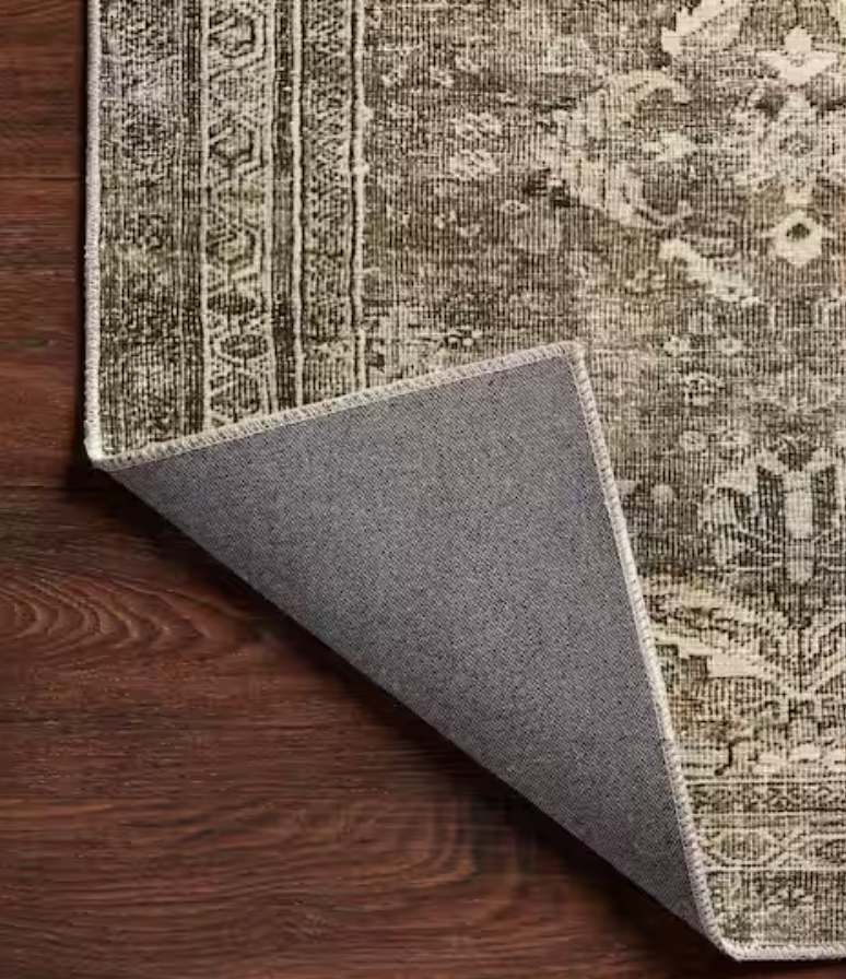 8x10 Loloi printed antique / moss oriental rug 🏯