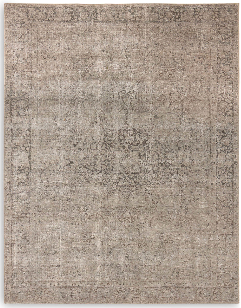 5x8 Four Hands natural printed vintage-inspired rug 🐚
