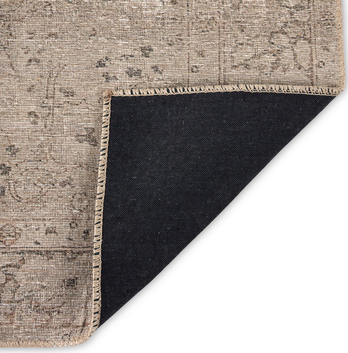 5x8 Four Hands natural printed vintage-inspired rug 🐚
