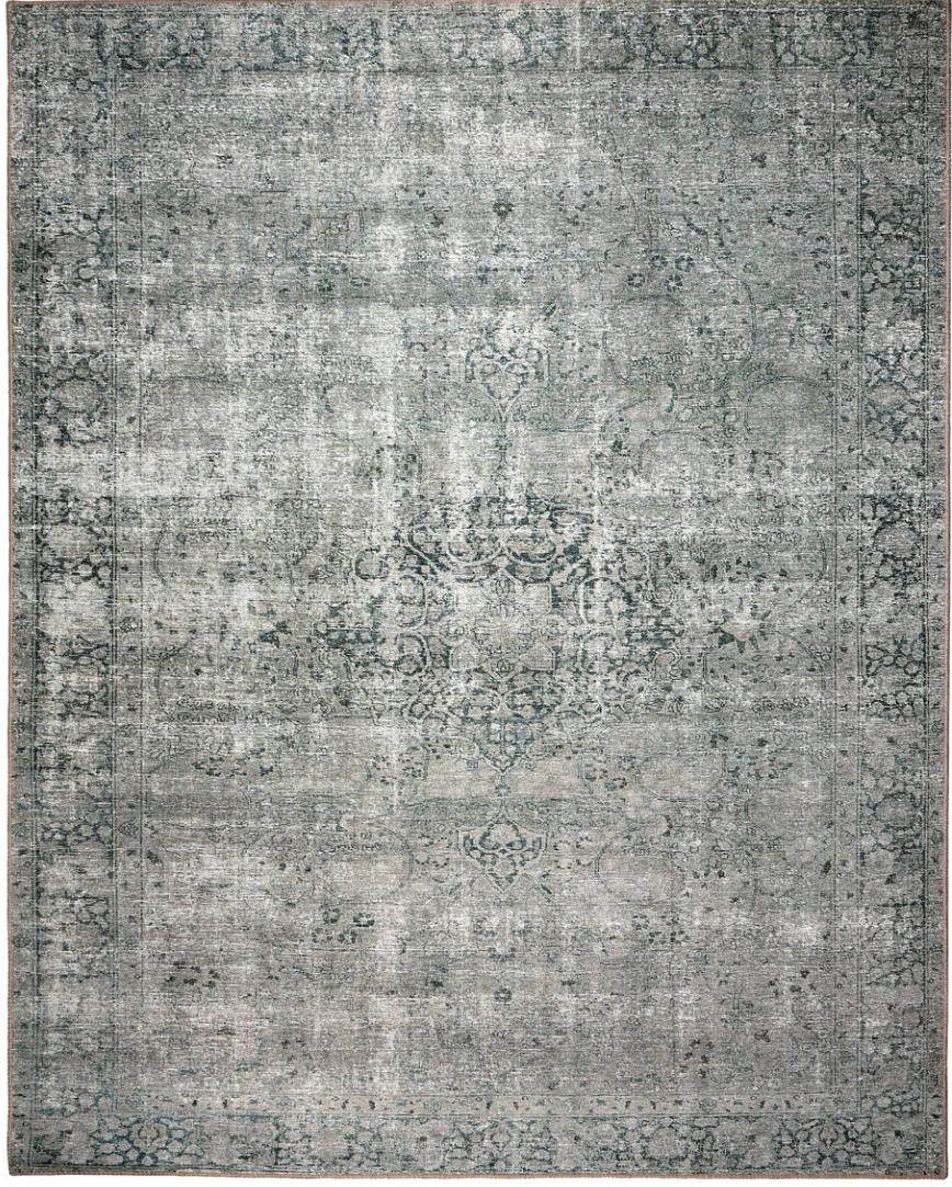 5x8 Four Hands blue antique-inspired rug ☕