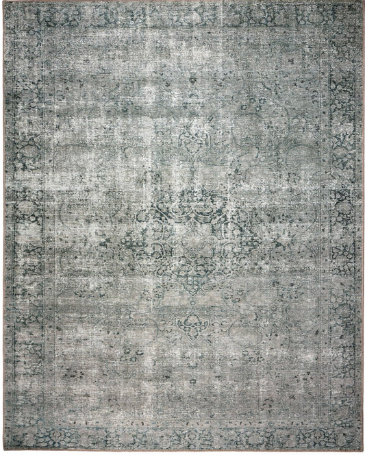 5x8 Four Hands blue antique-inspired rug ☕