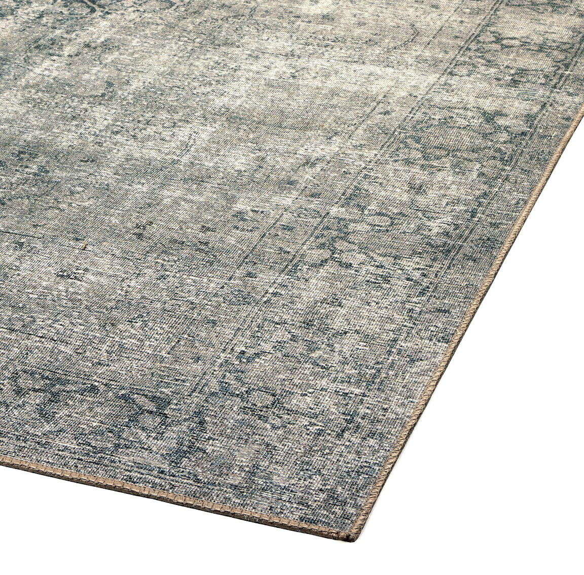 5x8 Four Hands blue antique-inspired rug ☕