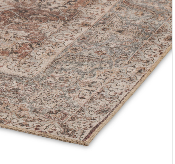 8x10 Four Hands rust botanical vintage-inspired rug 👠