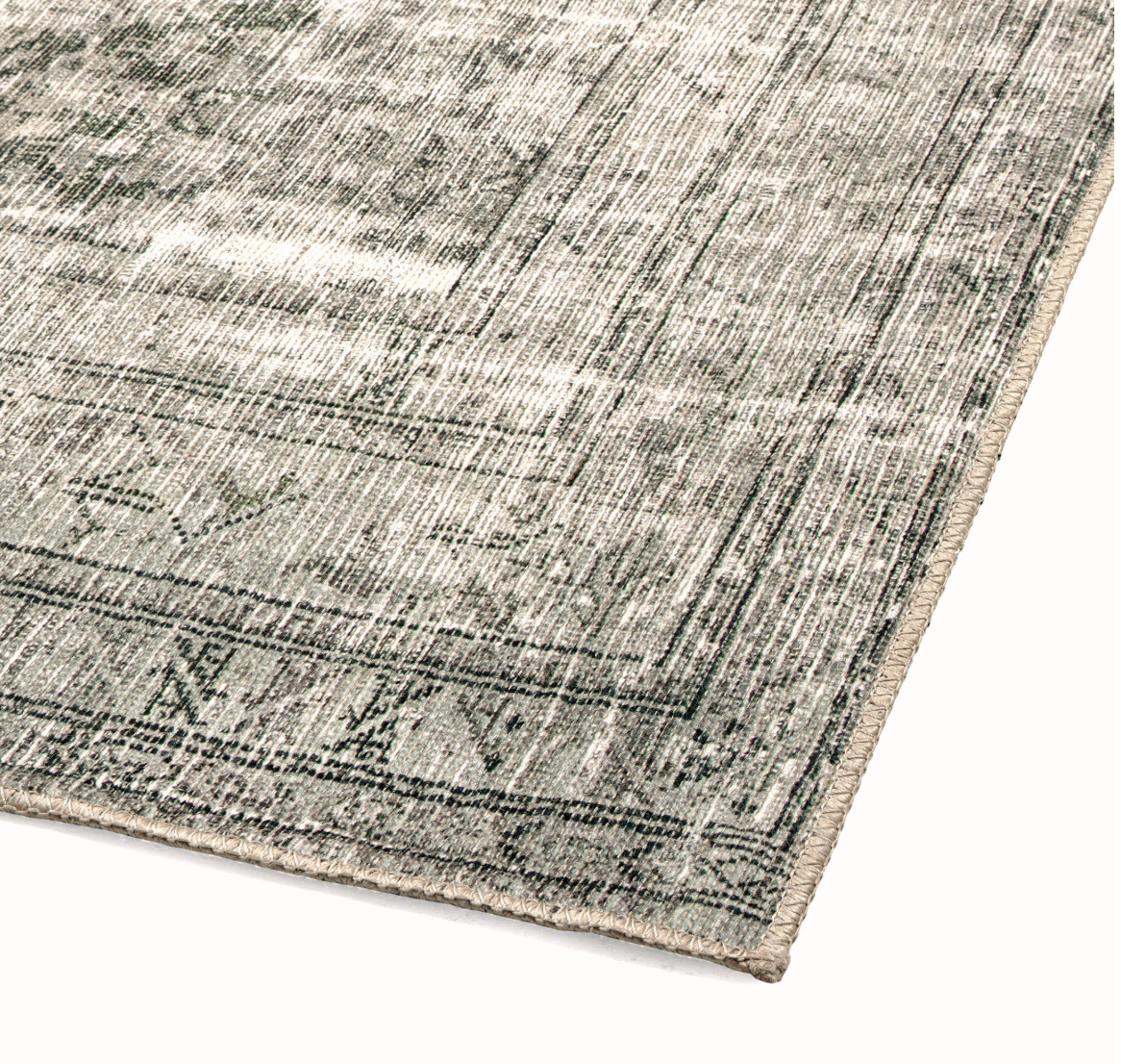2.5ft x 9.5ft Four Hands sage olive distressed runner 🫒