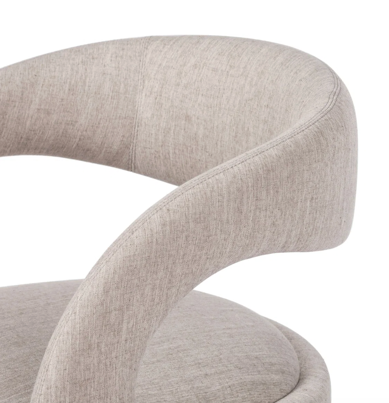 Four Hands upholstered modern counterheight barstool🍷