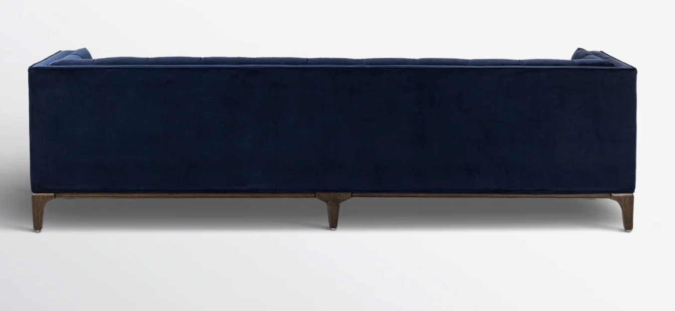 Four Hands 91" sapphire blue velvet sofa 💄