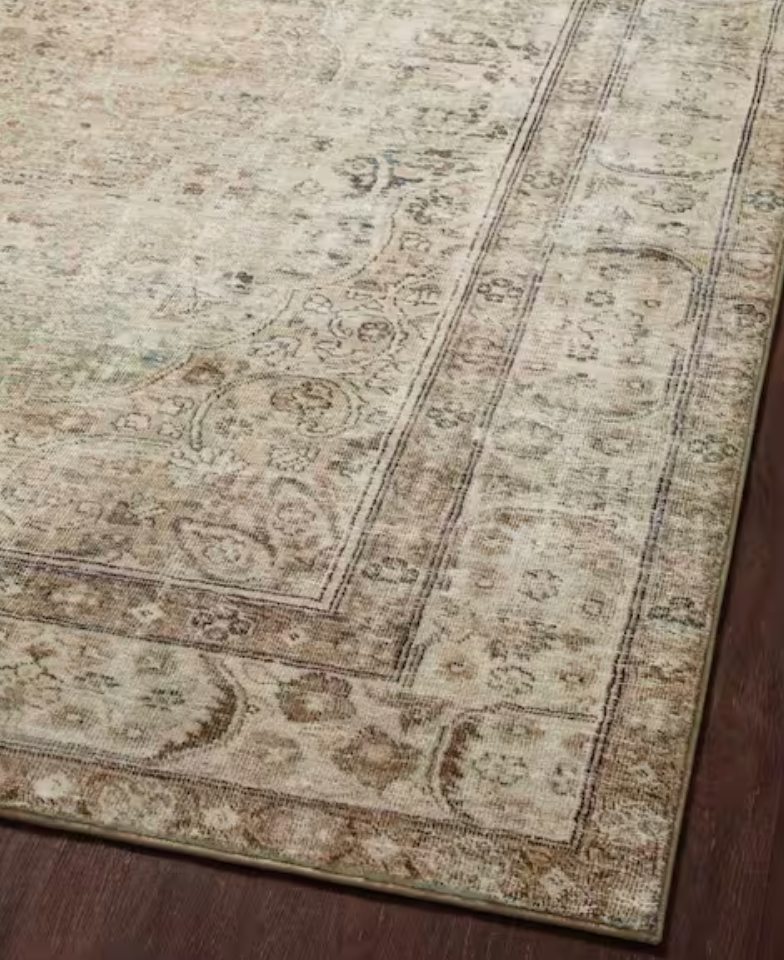 Loloi antique & sage 5x7'-6" rug feat. CloudPile 🌱