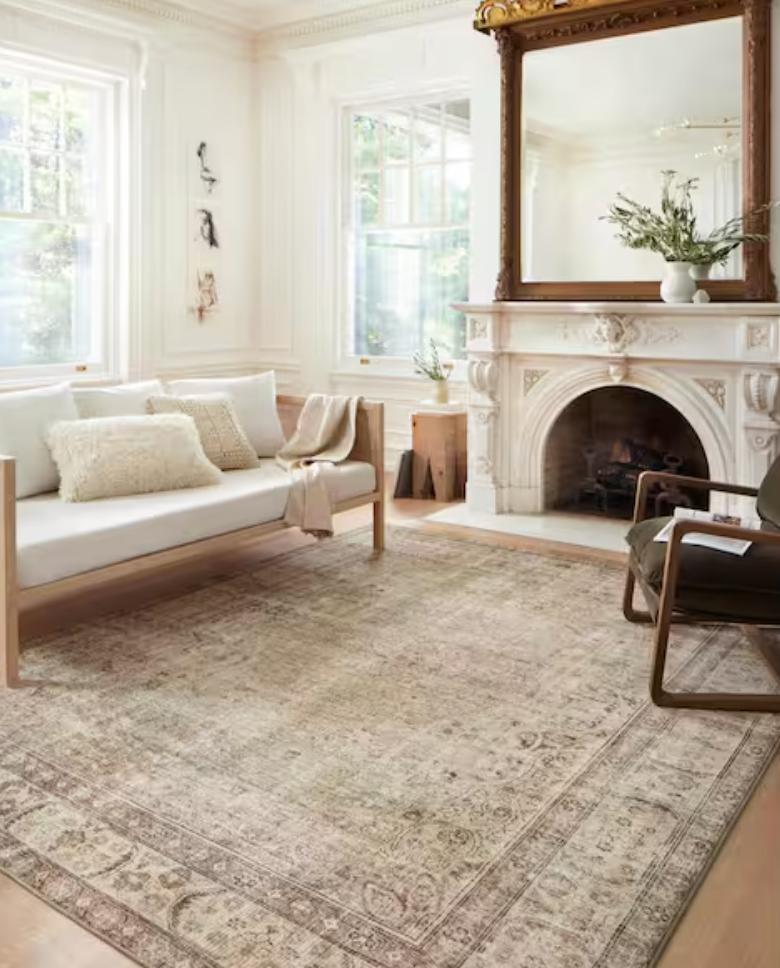 Loloi antique & sage 5x7'-6" rug feat. CloudPile 🌱