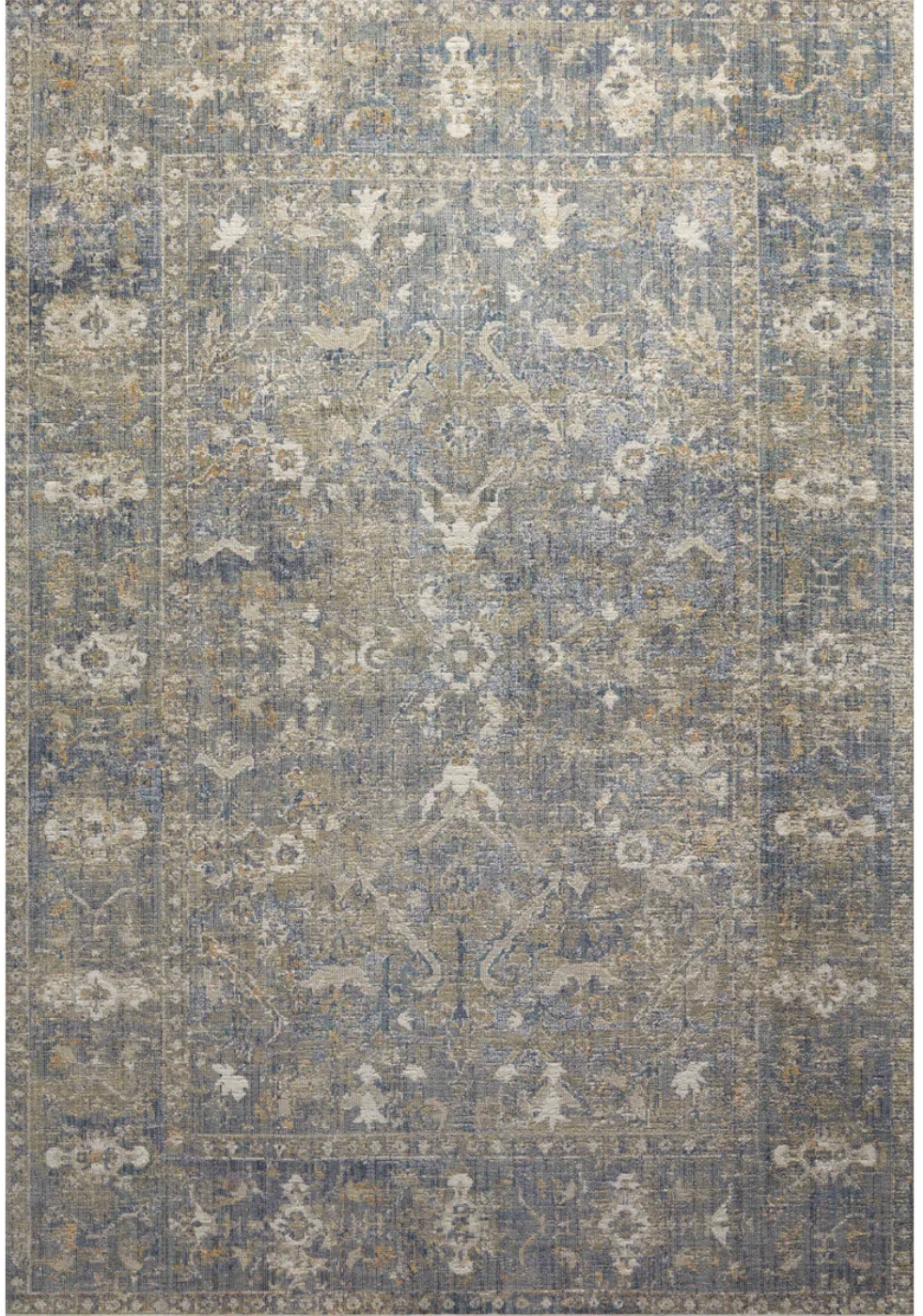 Loloi x Chris Loves Julia sand & lagoon 5x8 rug 🐚