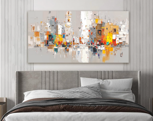 20x40 colorful abstract canvas 🏙️