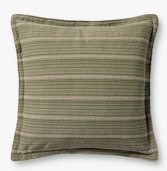 Chris Loves Julia sage green 22x22 pillow 🪴