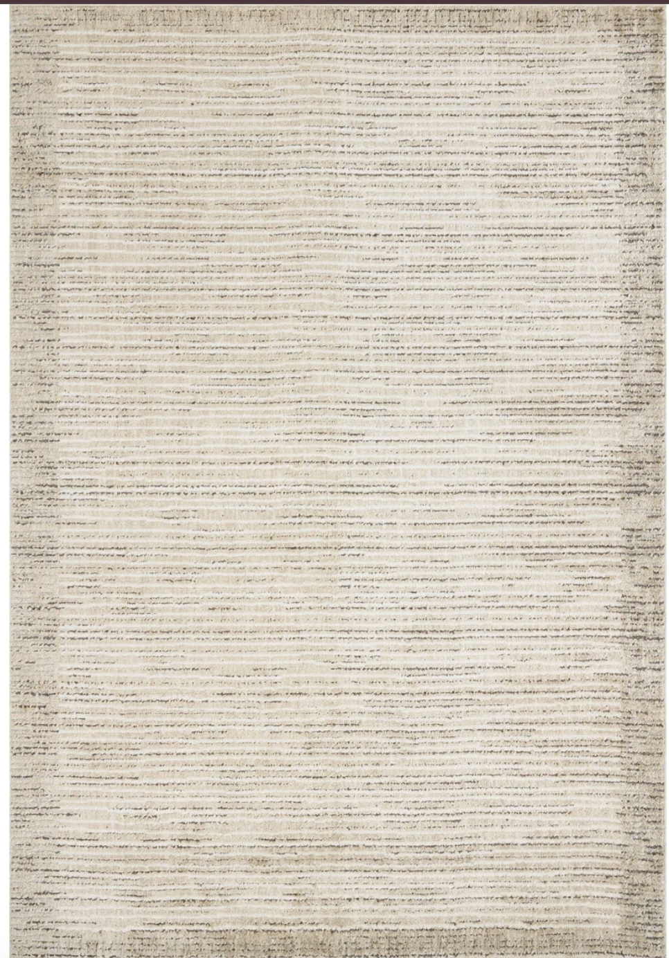 8x10 Loloi sand & charcoal soft rug 🐚