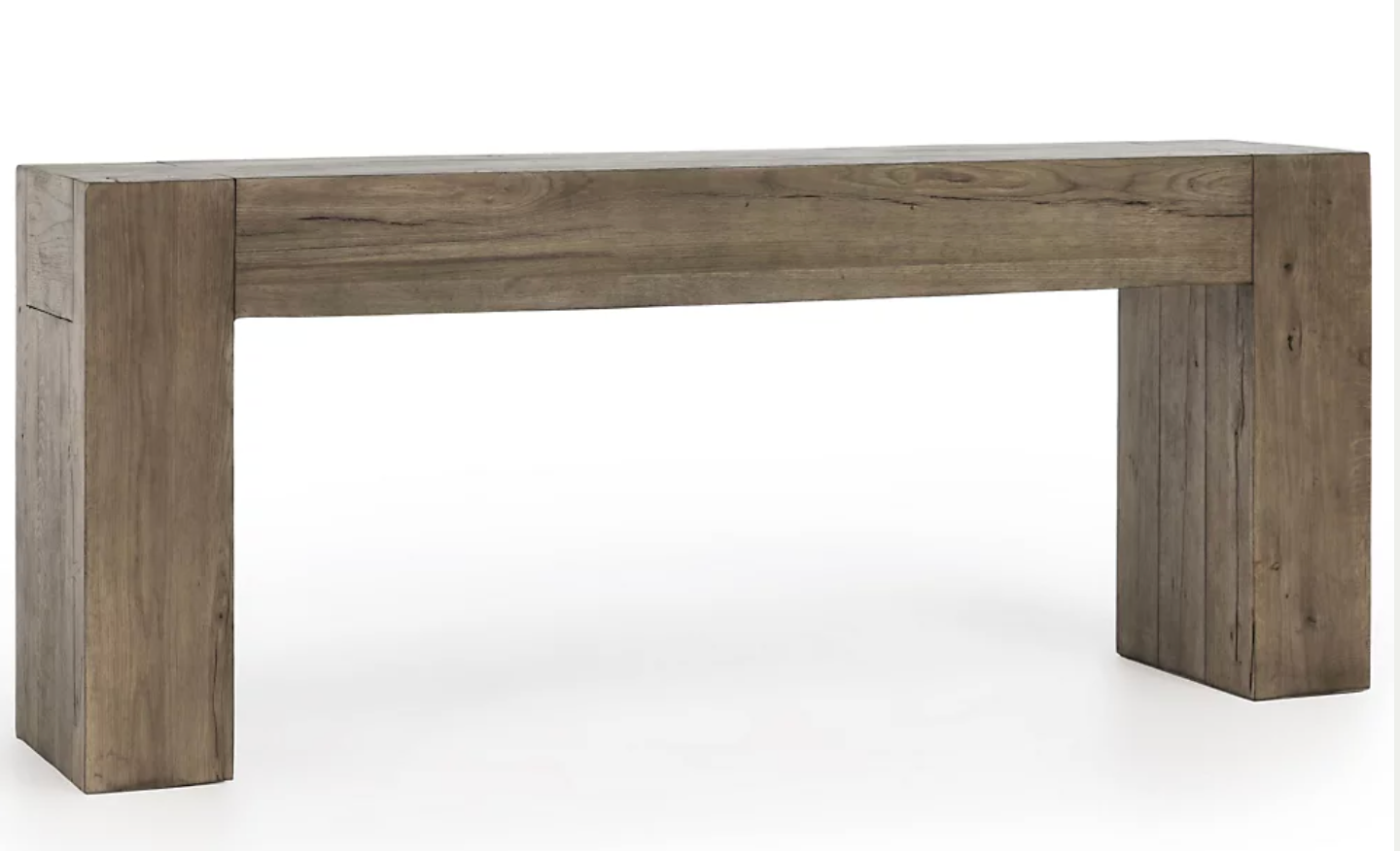Solid oak wood cafe brown console table 🤎