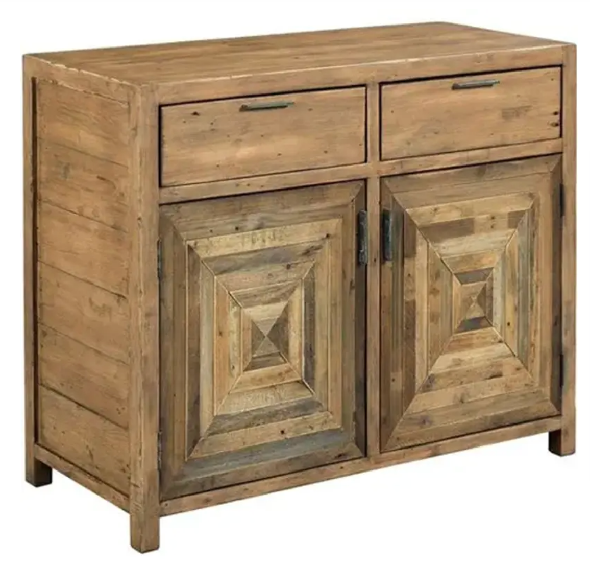 Reclaimed wood farmhouse accent cabinet 🪴