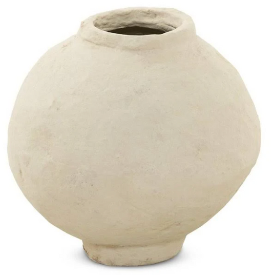 Amber Lewis x Four Hands natural paper mache vessel 🗻