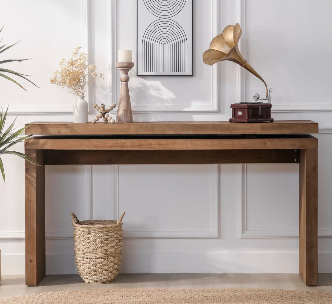 58'' modern wood console table 🐿
