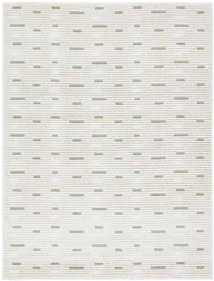 5'3"x7 Jaipur Living geometric ivory & green rug 🌿