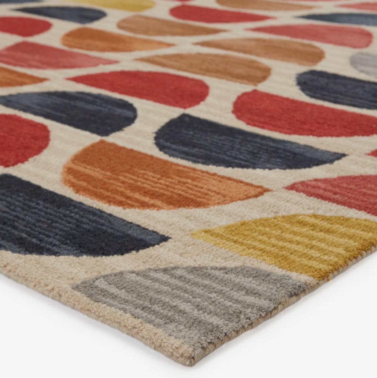 8x10 colorful wool geometric rug 🧡