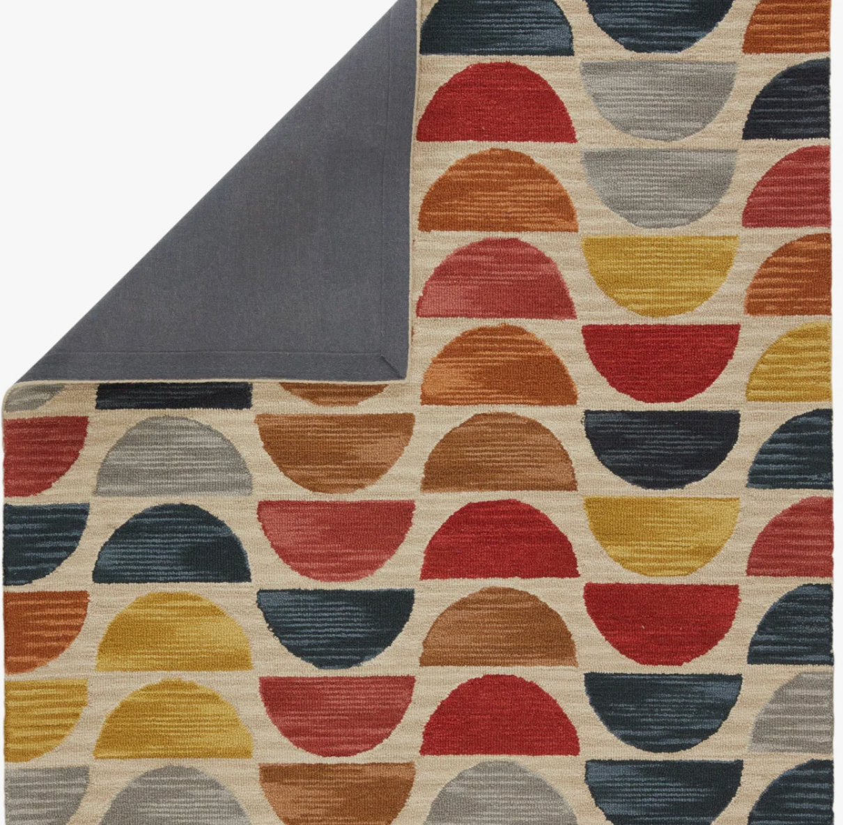 8x10 colorful wool geometric rug 🧡
