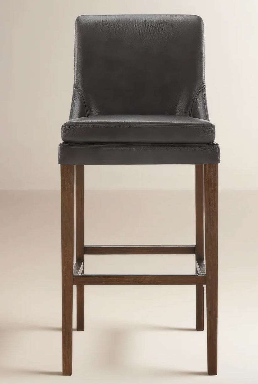 Leather counterheight Birch Lane barstool 🥂