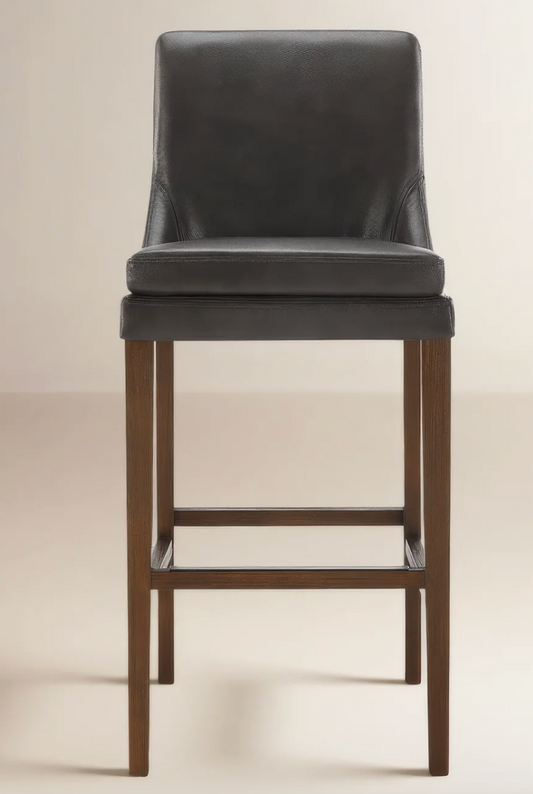 Leather counterheight Birch Lane barstool 🥂