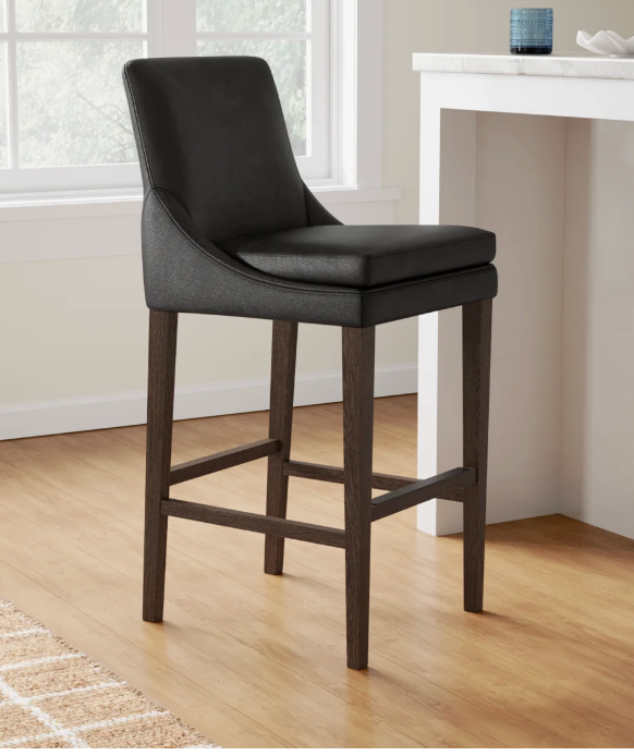 Leather counterheight Birch Lane barstool 🥂