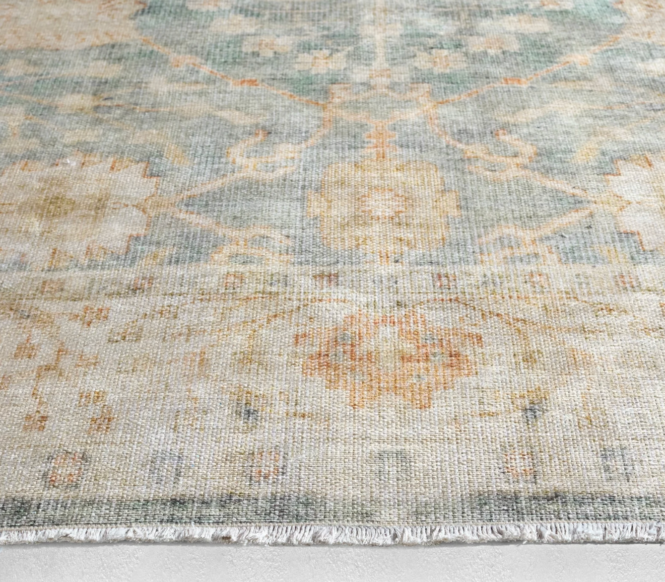 5x8 floral light blue & green Jaipur Living rug