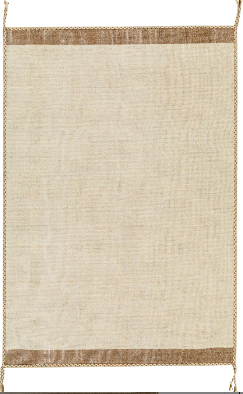 6x9 neutral wool rug