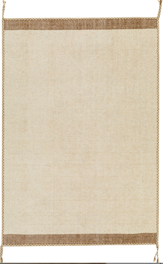 6x9 neutral wool rug