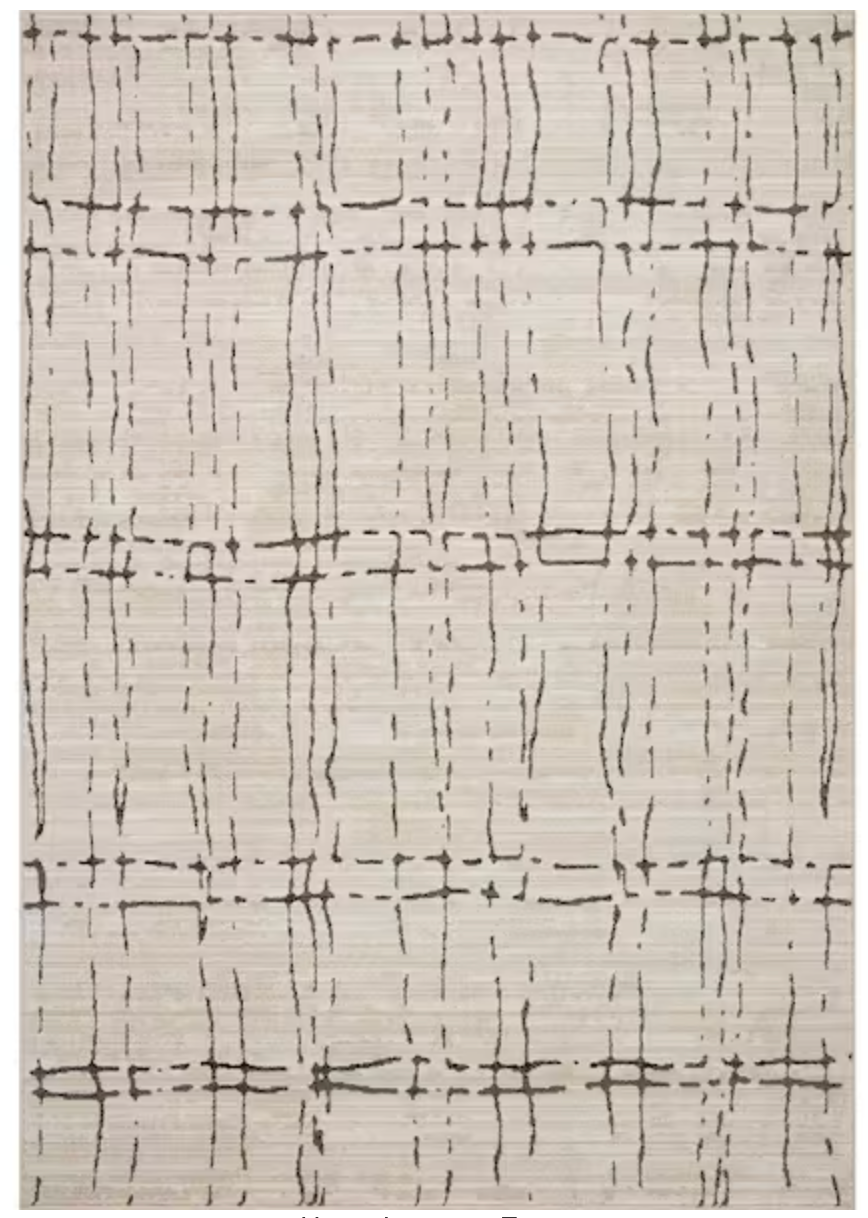 11x15 sand & dark grey Loloi rug 🩶🖤