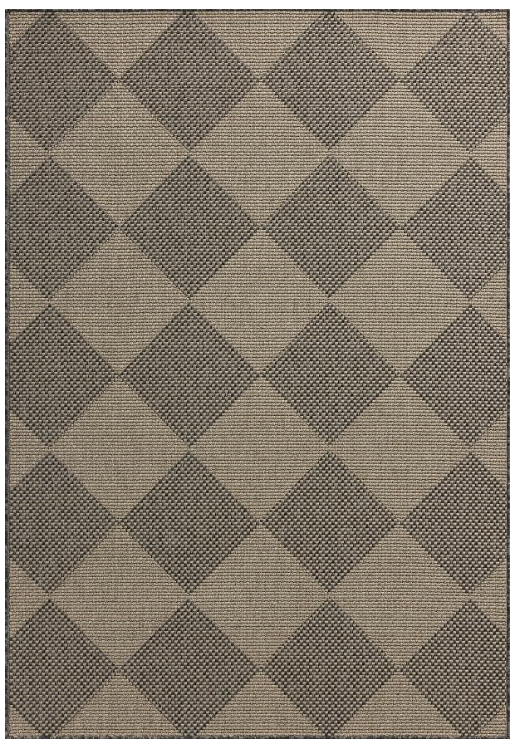 5' x 7'7" Loloi x Chris Loves Julia graphite/sand rug