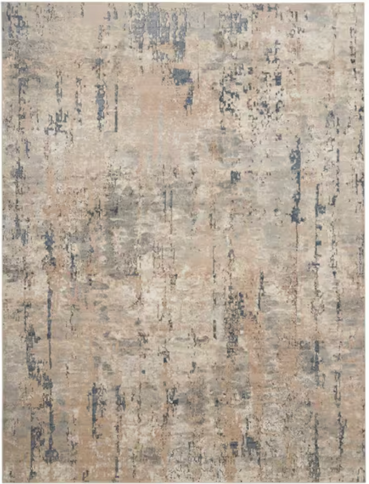 8x10 beige/grey abstract contemporary rug 🍷