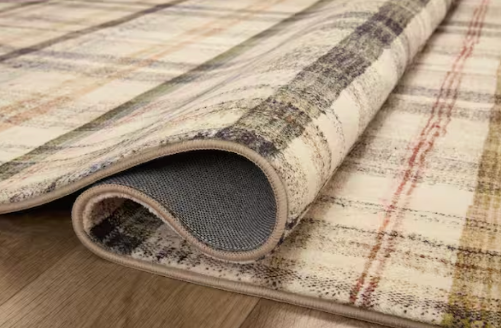 Chris Loves Julia plaid 7'3" x 9'3" rug 🌳