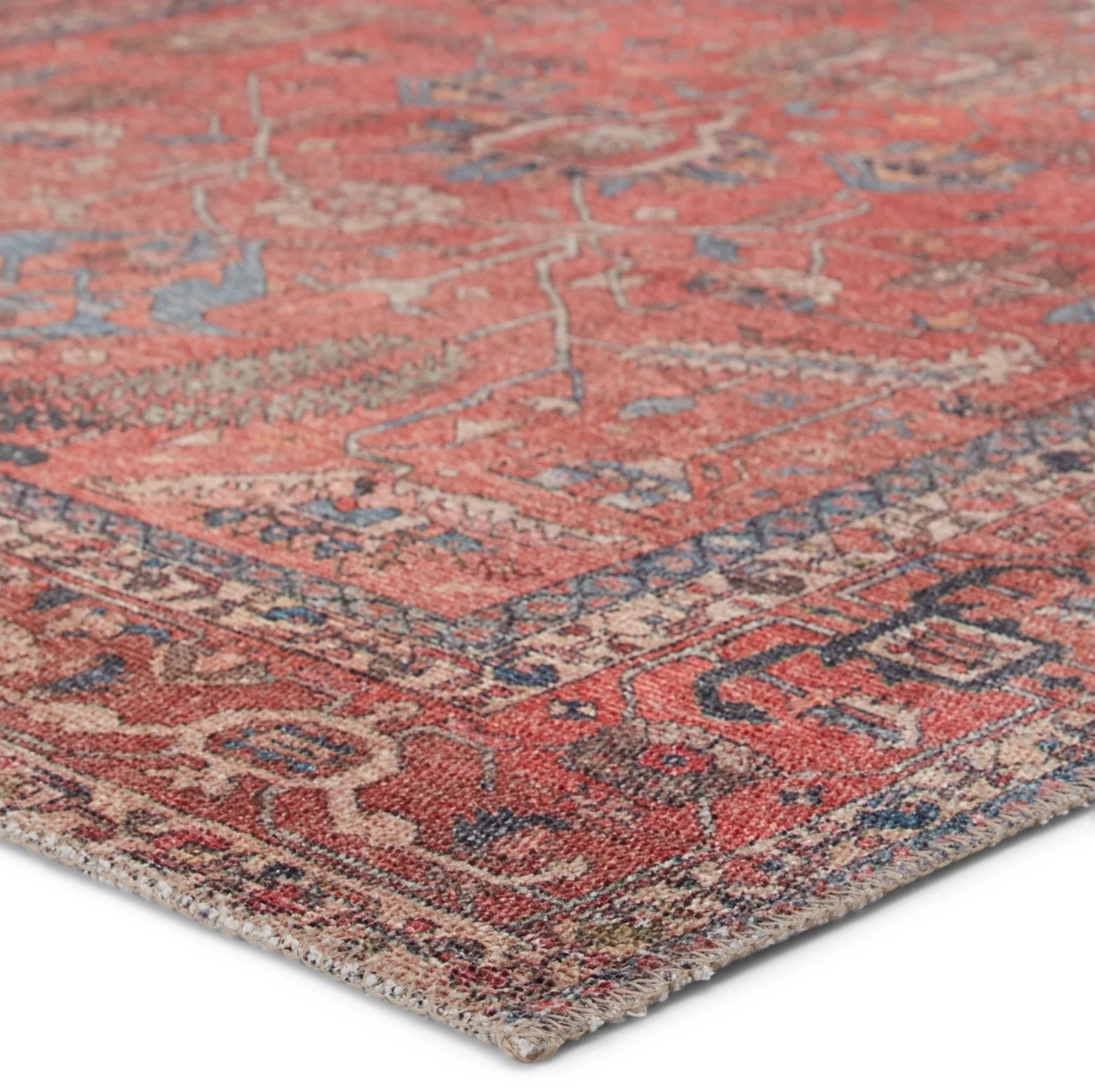 6x9 red & blue oriental Jaipur Living rug ❤️