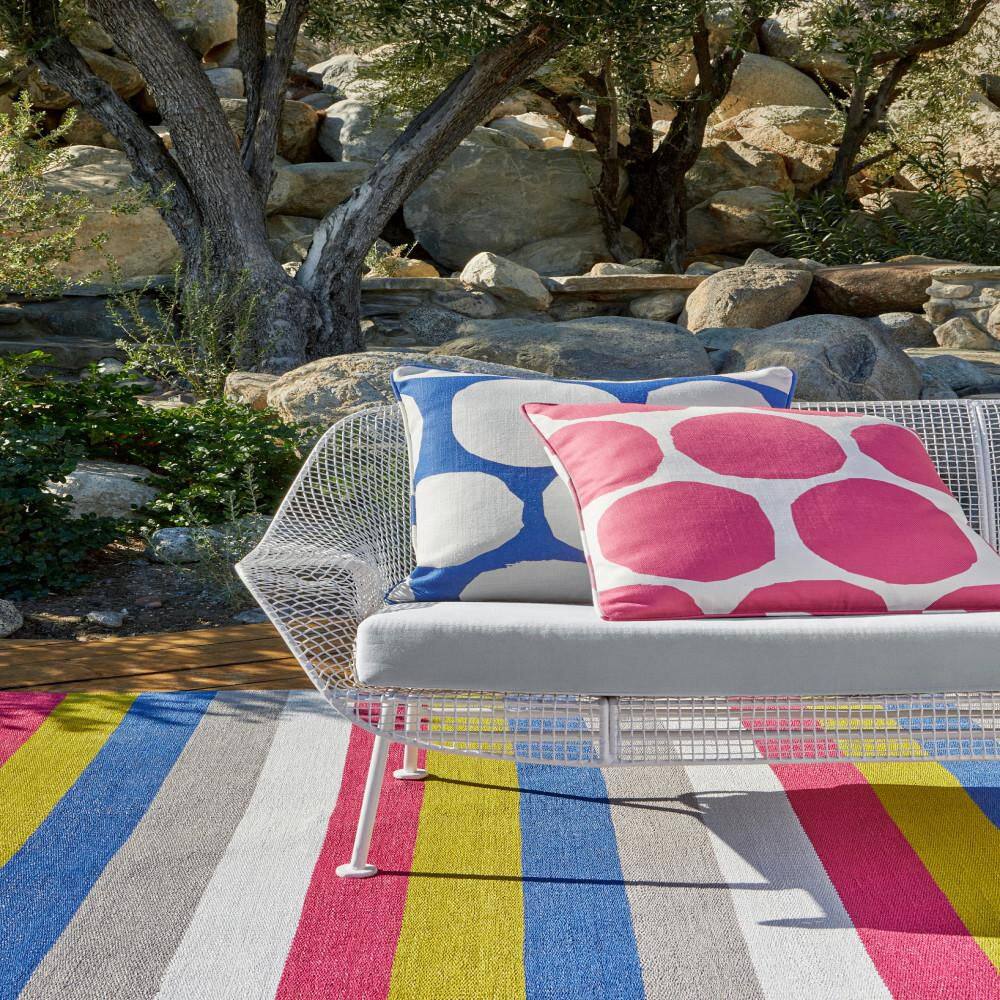 Dash & Albert stripe 8x10 indoor/outdoor rug