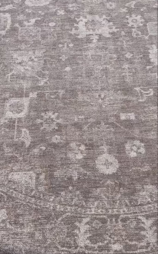 8’ round botanical ivory Loloi rug 🌸